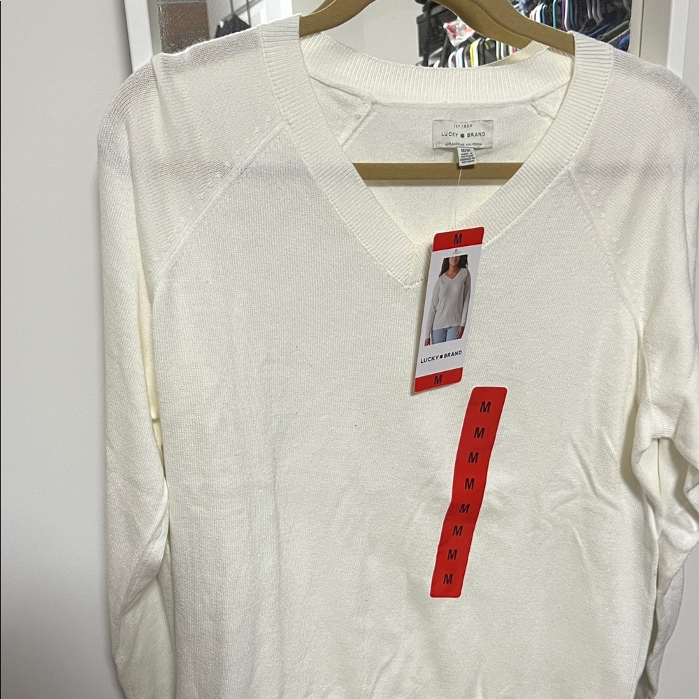 Lucky Brand Women's Cream Sweater